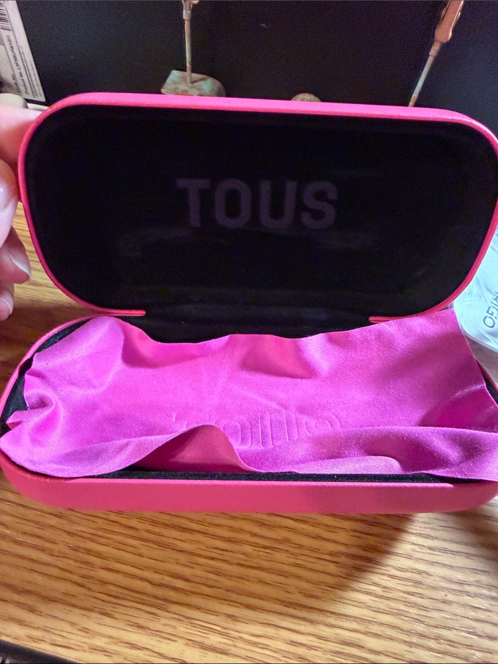 TOUS Black Oversized Square Sunglasses with Gradient Lenses - Picture 7 of 9